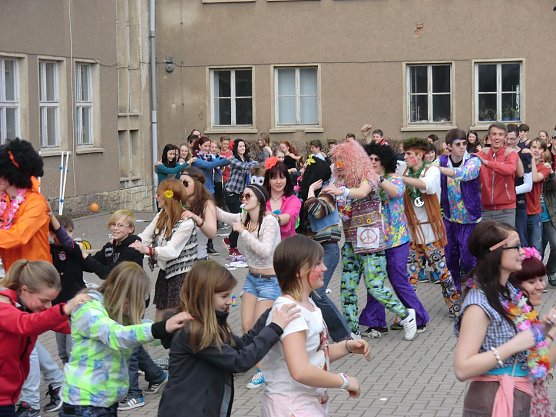 Flower Power am Gymnasium (Foto: S. Meyer)