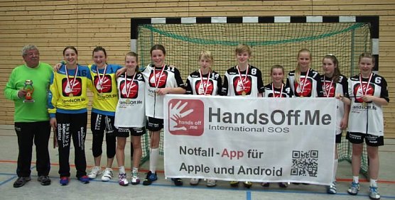 Handballerinnen sagen Danke (Foto: S. Arm)