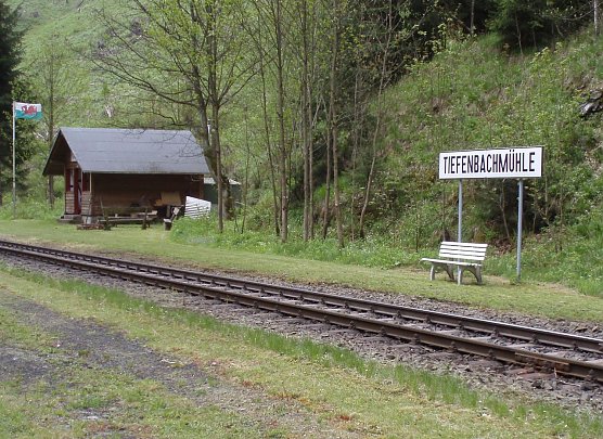 Haltepunkt Tiefenbachm&uuml;hle (Foto: Br&uuml;ggemann)