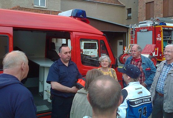 Zu Gast bei der Berufsfeuerwehr (Foto: privat)