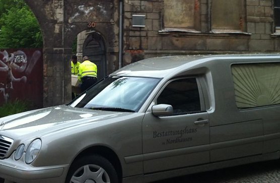 Toter in der Altstadt (Foto: privat)