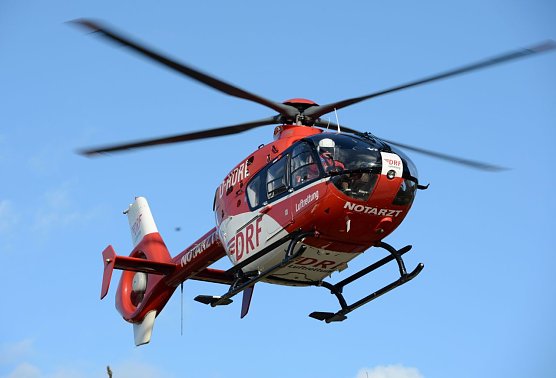 Im Anflug (Foto: DRF-Luftrettung)