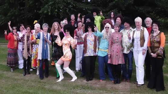 Ger&uuml;stet f&uuml;r das Dorffest (Foto: privat)