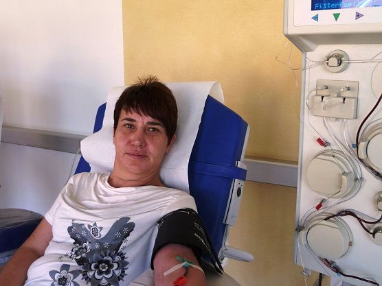 Frau Fischer spendet gern (Foto: privat)