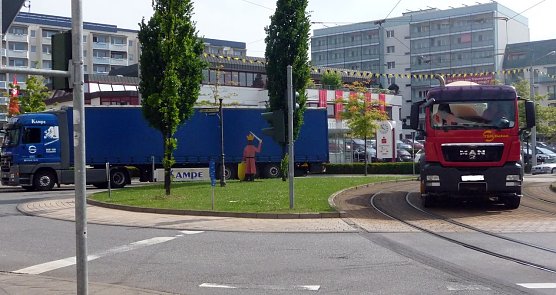 Umgeleitet (Foto: nnz)