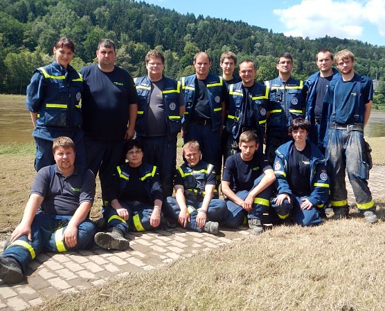 Gruppenbild in Bad Schandau (Foto: THW)