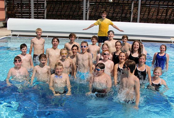 Dreimal Bronze erschwommen (Foto: K. Schanz) Dreimal Bronze erschwommen (Foto: K. Schanz)