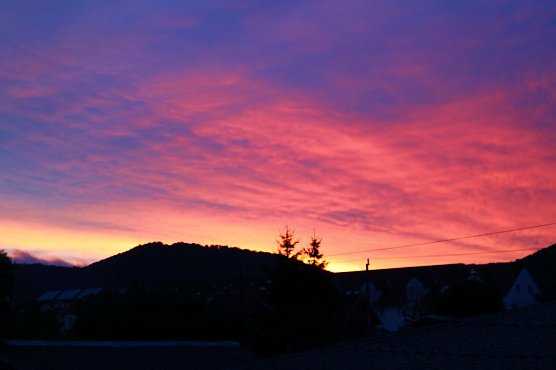 Leuchtender Himmel (Foto: Bernd Peter)