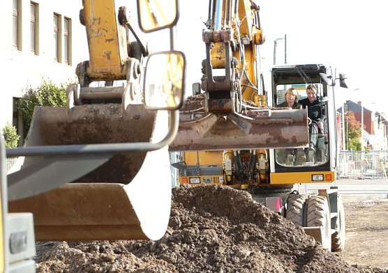 Bagger-Spaten (Foto: nnz)