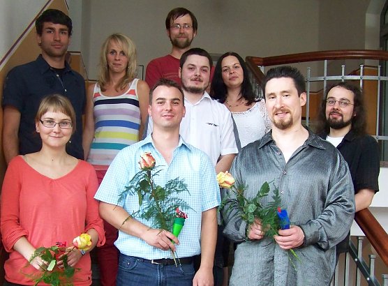 Alle derzeitigen Lehramtsanw&auml;rter (Foto: Heike Roeder)