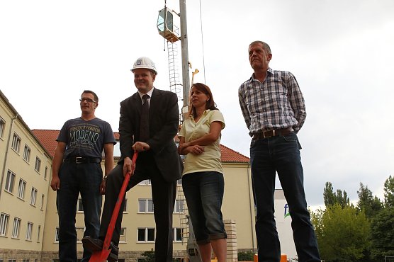 Baubeginn am Weinberg (Foto: nnz)