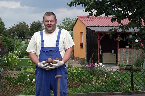 Aus eigener Ernte (Foto: K. Frank)