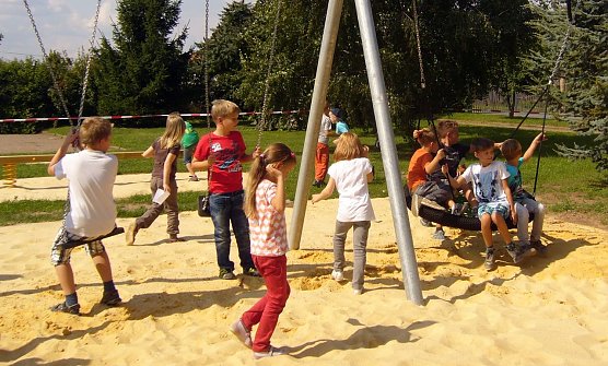 Spielplatz "eingenommen" (Foto: privat)