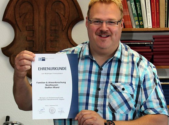 15 Jahre selbst&auml;ndig: Steffen Iffland (Foto: nnz)