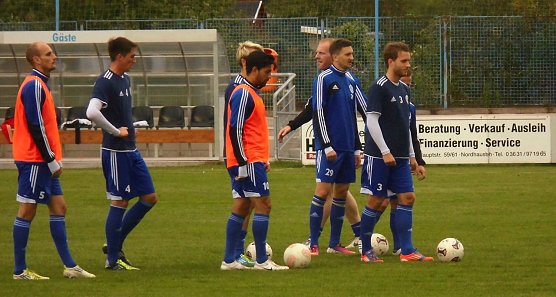 Warmmachen der Wackeren (Foto: nnz)