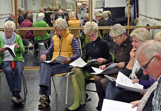 Neues Stück wird probiert (Foto: Elsa Rumpf) Neues Stück wird probiert (Foto: Elsa Rumpf)