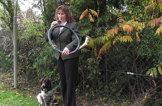 Bei Hubertus-Messe mit dabei (Foto: Kurt Frank)