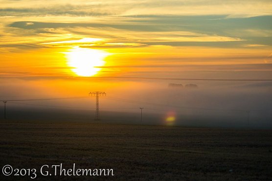 Sonnenaufgang (Foto: G. Thelemann)