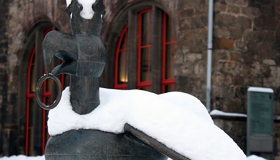 Der Aar mit Schneehaube (Foto: J. Piper) Der Aar mit Schneehaube (Foto: J. Piper)