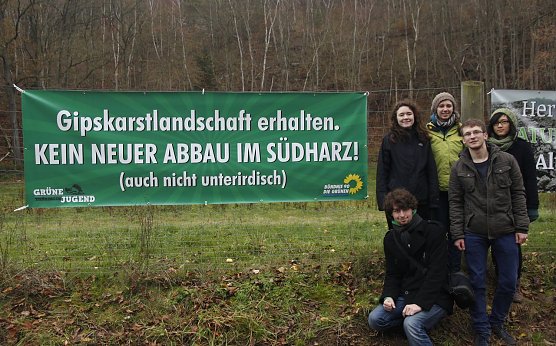 "Grüne Jugend" bei Protest dabei (Foto: privat) "Grüne Jugend" bei Protest dabei (Foto: privat)