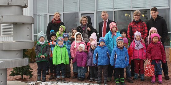 Zu Besuch im Patenbetrieb (Foto: I. Bergmann|Stadtverwaltung Nordhausen)