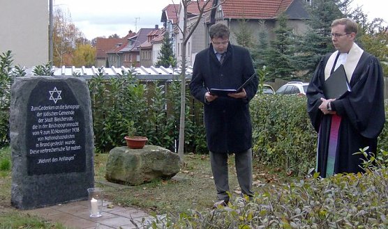 Gedenken in Bleicherode (Foto: Stadtverwaltung Bleicherode)