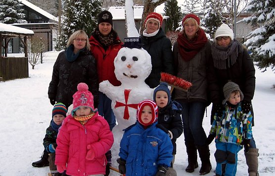 Schneespa&szlig; mit Frosti (Foto: privat)