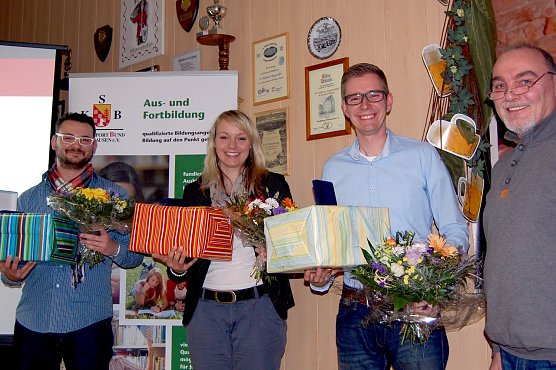 Verabschiedet (Foto: T. Rosenstock) Verabschiedet (Foto: T. Rosenstock)