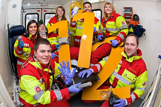 Ehrentag f&uuml;r die "112" (Foto: JUH)