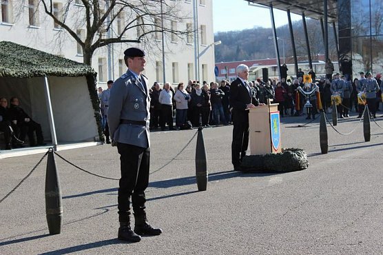 Indienststellung  des neuen Bataillons in Th&uuml;ringen (Foto: Karl-Heinz Herrmann)