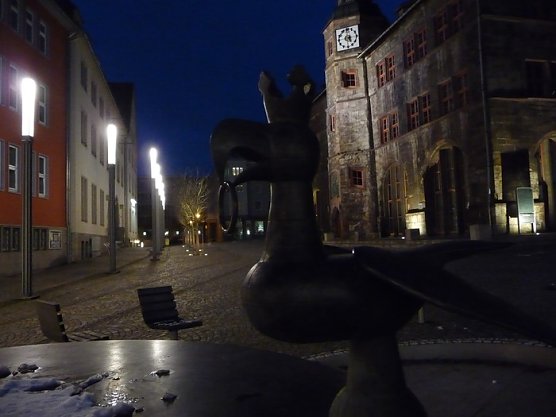 Unterwegs in Nordhausen (Foto: Angermann)