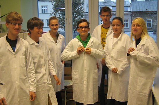 Im Chemielabor (Foto: privat) Im Chemielabor (Foto: privat)