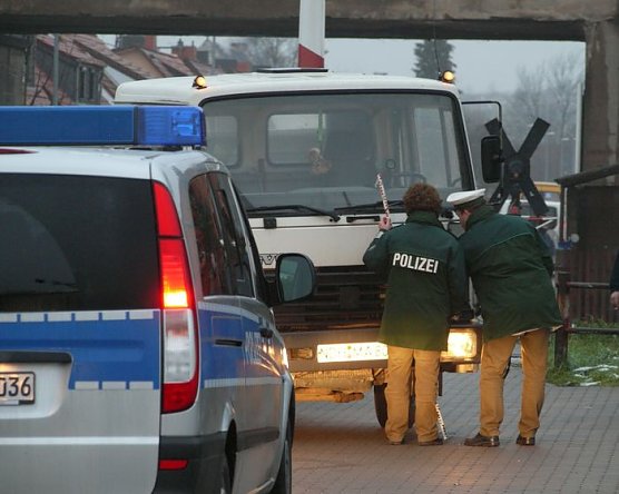 Unfall in Nordhausen (Foto: nnz) Unfall in Nordhausen (Foto: nnz)