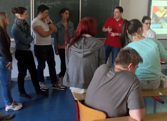 F&uuml;r Ausbildung geworben (Foto: privat)