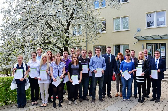 Stipendiaten (Foto: Tina Schneppe, FHN)