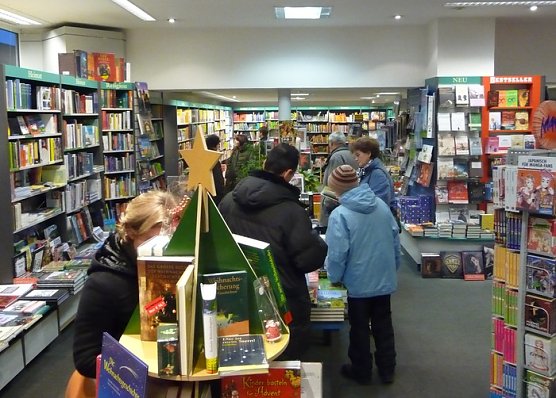 Hatte geöffnet: Buchhaus Rose (Foto: nnz) Hatte geöffnet: Buchhaus Rose (Foto: nnz)