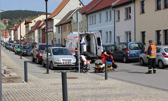 Unfall bei  Mountainbike-Rennen (Foto: Karl-Heinz Herrmann)