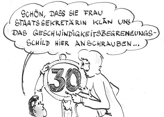 Karikatur (Foto: M. H&ouml;fer)