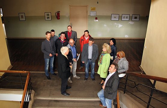 Besichtigung im Humboldt-Gymnasium (Foto: J. Piper)