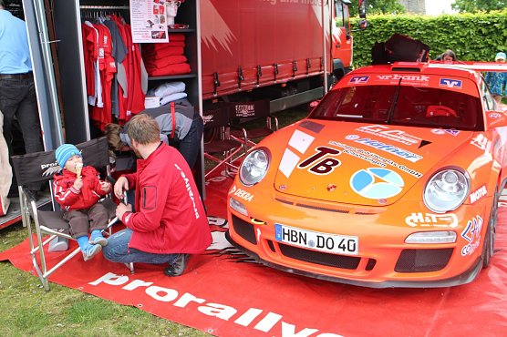 Der Porsche des ProRallye Teams (Foto: Angelo Glashagel)