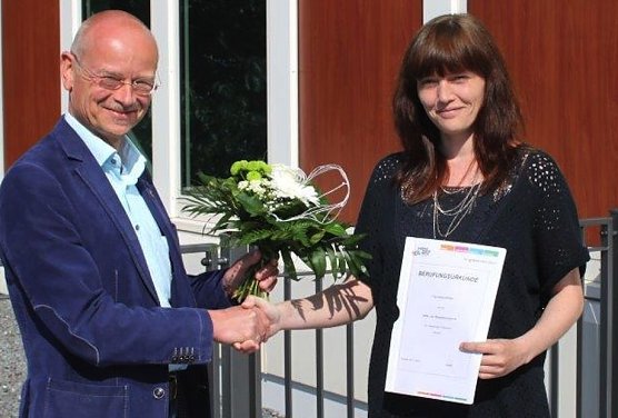 Gl&uuml;ckw&uuml;nsche vom Chef (Foto: Richter)