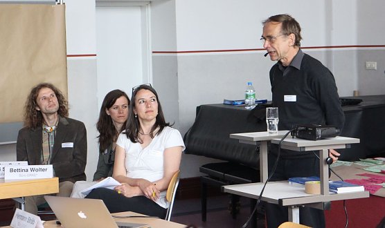 Das zust&auml;ndige Planungsb&uuml;ro GRAS aus Dresden moderierte die Veranstaltung (Foto: Angelo Glashagel)