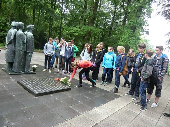 Die Bleicher&ouml;der Sch&uuml;ler in der Gedenkst&auml;tte Mittelbau Dora (Foto: K. Hornung)