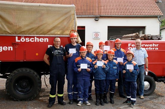 Badespa&szlig; f&uuml;r die Nachwuchswehr (Foto: Michael Randel)