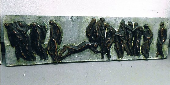 Kupferrelief Scharr (Foto: Heidelore Kneffel)