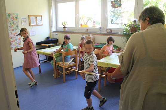 Auch die inklusive Arbeit wird frei nach Montessori geregelt (Foto: Angelo Glashagel)