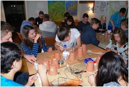 Die Sch&uuml;ler des Schiller Gymnasiums k&ouml;nnen Kunst praktisch erfahren (Foto: B. Kunze)