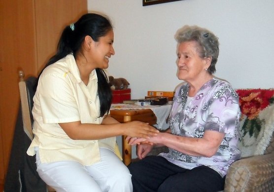 Arbeit im Seniorenzentrum (Foto: privat)