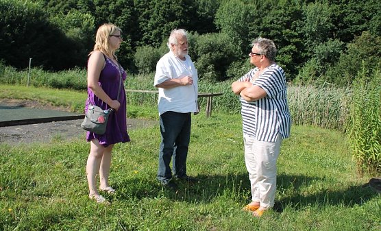 Im Gespr&auml;ch (Foto: LINKE Nordhausen)