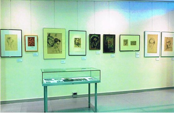 Die Werkschau verdeutlicht die k&uuml;nstlerische Entwicklung der beiden K&uuml;nstler (Foto: Heidelore Kneffel)